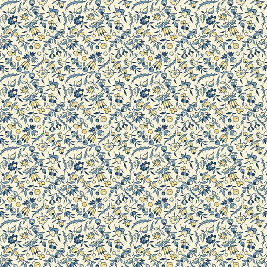 Middleboro Road Flower Field Cream Fabric