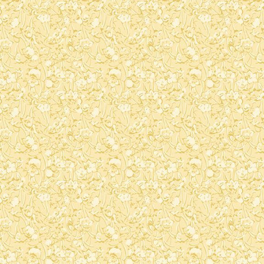 Middleboro Road Painterly Flower Yellow Fabric