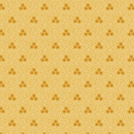Treasured Past Yellow Fabric