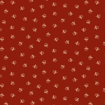 Treasured Past Red Fabric