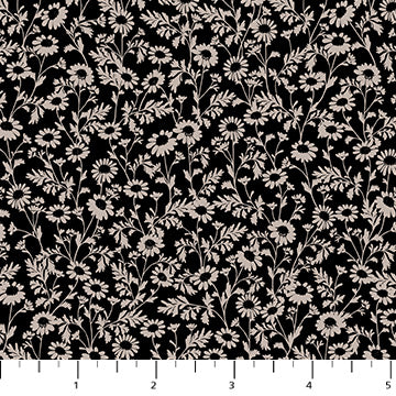 Humblebee Chamomile Charcoal Fabric