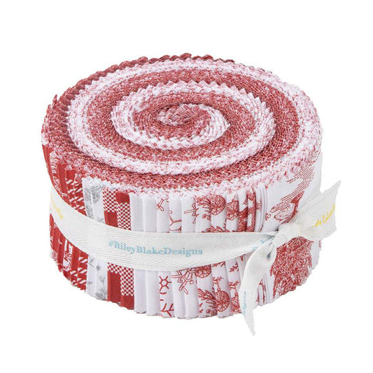 Peace on Earth Rolie Polie 40 - 2.5" Strips