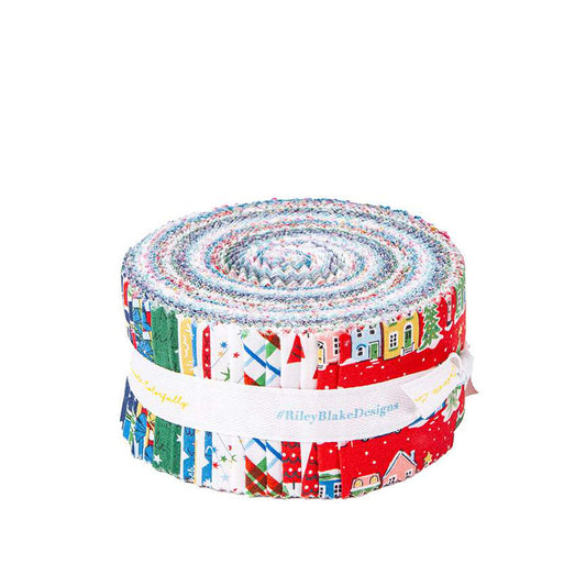 Deck the Halls Rolie Polie 40 - 2.5" strips