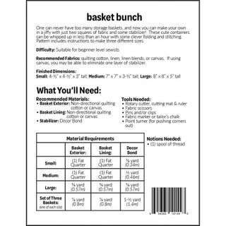 Basket Bunch - Pattern