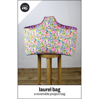 Laurel Bag Pattern - Collection Blooming Memories Figo - Reversible Project Bag - Kit