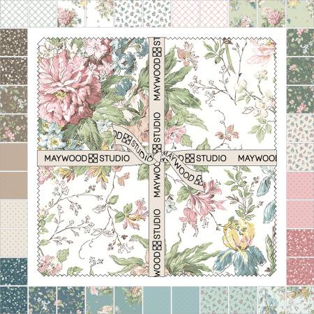 Terrace Blooms - 10" Squares, 42 pcs - Layer Cake