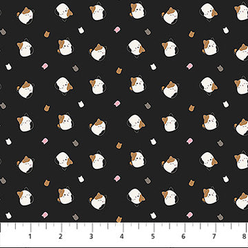 Squishmallows - Cat Toss - Black - Yardage