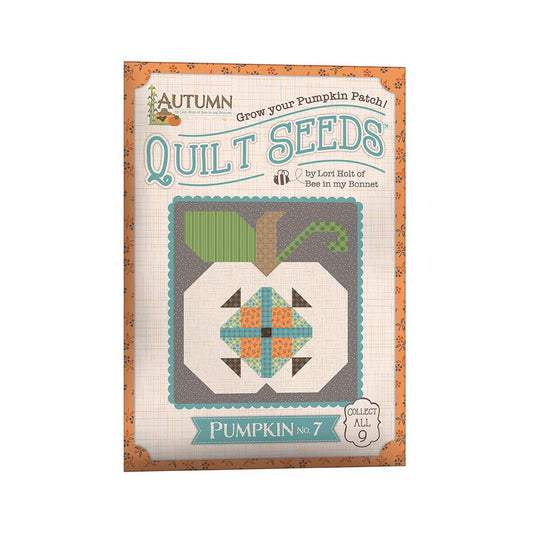 Autumn Quilt Seeds Pattern Pumpkin No. 7