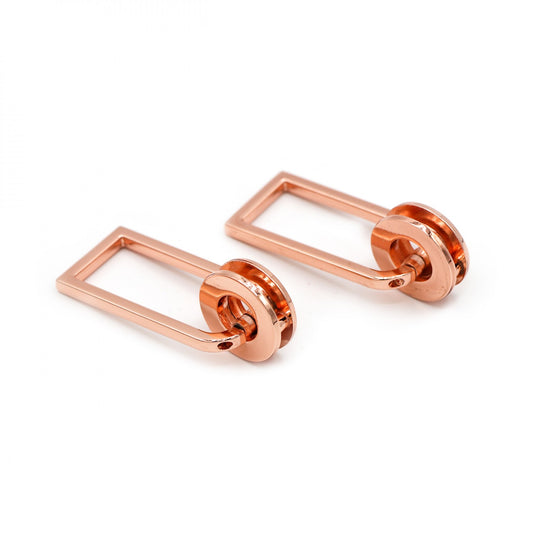 Grommet Strap Connectors 2pk 3/4" Rose Gold