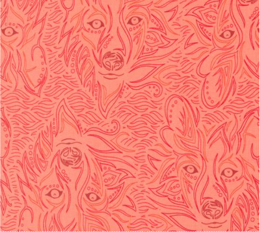 Land of Enchantment Guava Jelly Wolf Yardage