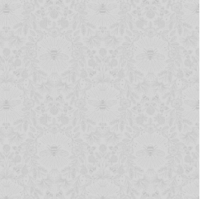Tiny Tonals Queen Bee Grey on Grey Yardage