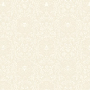 Tiny Tonals Queen Bee Cream on Cream Yardage