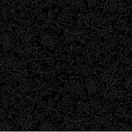 Solitaire Refreshed Jasmine Black Yardage