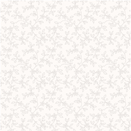 Solitaire Refreshed Lacy Vines Soft White Yardage
