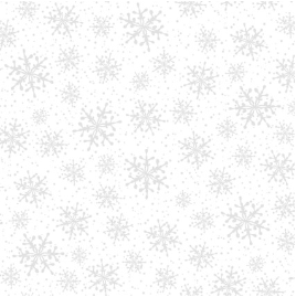 Solitaire Refreshed Snowflakes Ultra White Yardage