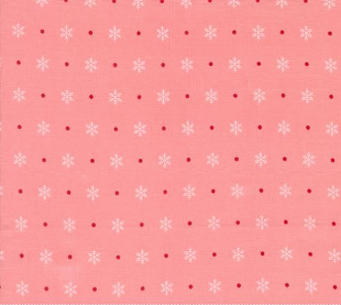 Kitty Christmas Flurry Blenders Snowflake Cheeky Yardage