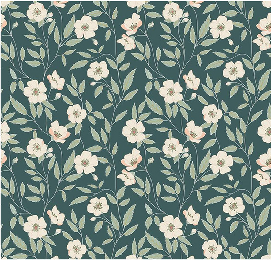 Garden Dreams Main Evergreen Yardage
