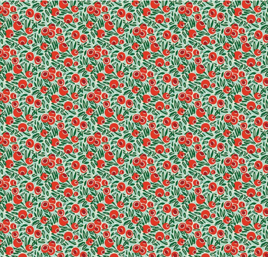 Festive Fair Yew Berries A Yardage