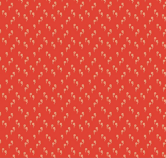 Wanderlust Jasmine Persimmon Yardage