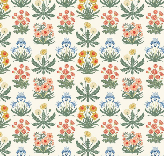 Wanderlust Morning Meadow Cream Yardage