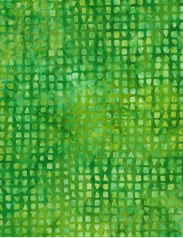Sea Stars Squares & Triangles Lime Green Yardage