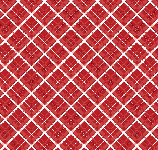 Stars and Stripes Forever Plaid Red