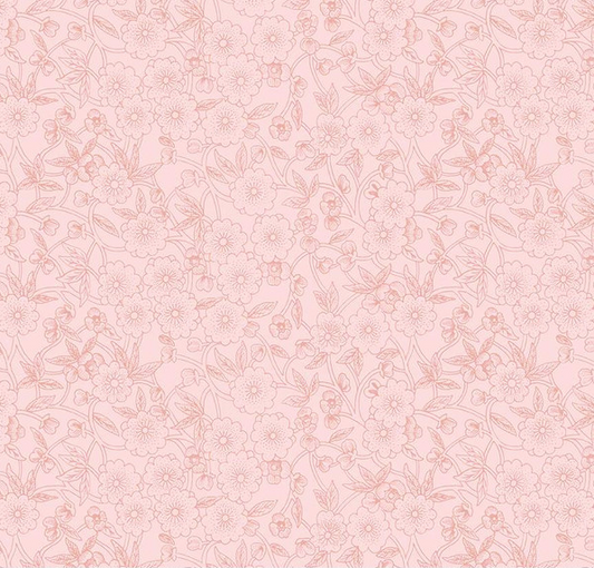 Sewing Seeds III Porcelain Petals Pink