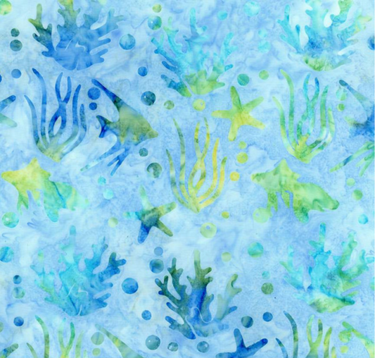 Expressions Batiks Toes in the Sand Coastal Shimmer