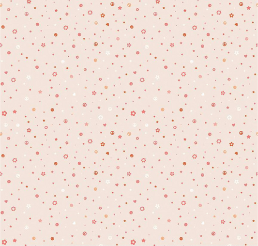 Besties Beads Blush Yardage