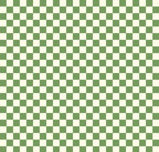 Besties Checks Green Yardage