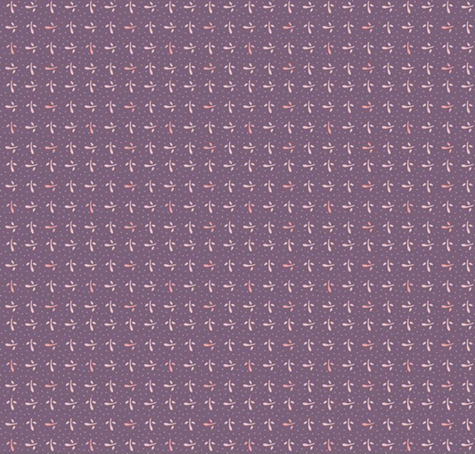 Piece & Plenty Sprout Plum Yardage