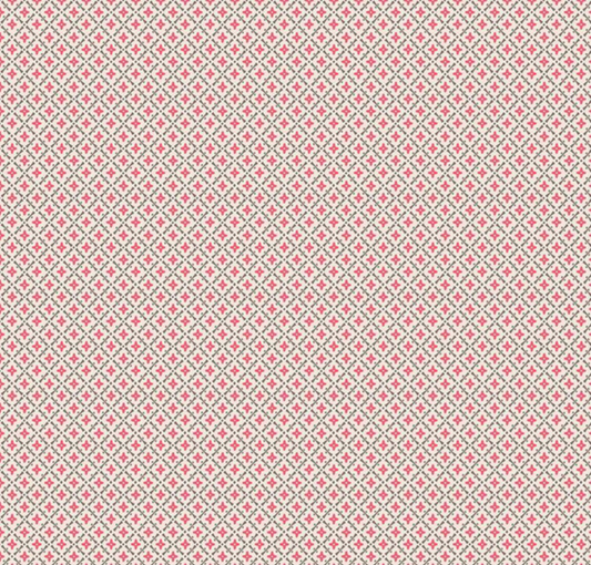 Piece & Plenty Lattice Tea Rose Yardage