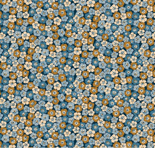 Liberty Denim Florals Spring Flourish B Yardage