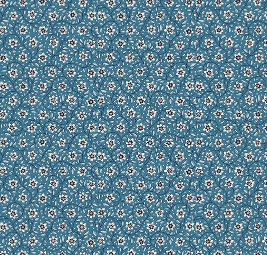Liberty Denim Florals Lily Trail A Yardage