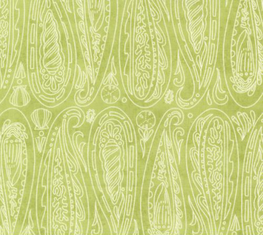 Serena Shores Paisley Kelp Yardage