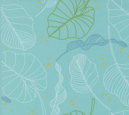 Olive You Leaves Spray Yardage