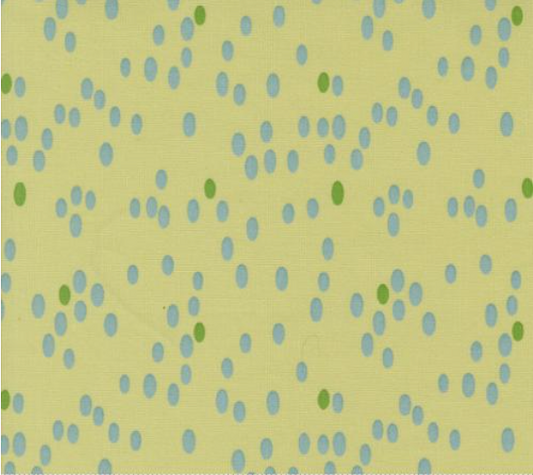 Olive You Dots Light Lime Yardage