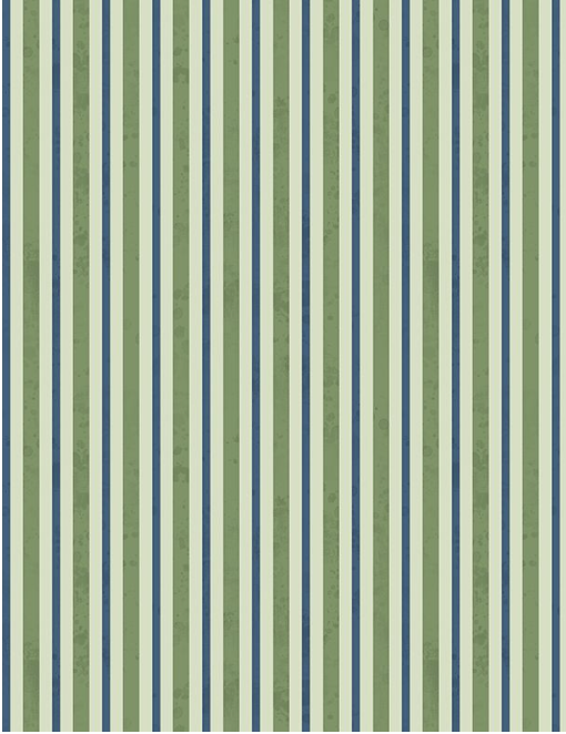Garden Grace Vertical Stripe Sage Yardage