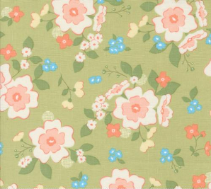 Dainty Meadow Wild Boutique Florals Pear Yardage