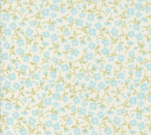 Dainty Meadow Meadow Small Florals Porcelain Sky Yardage