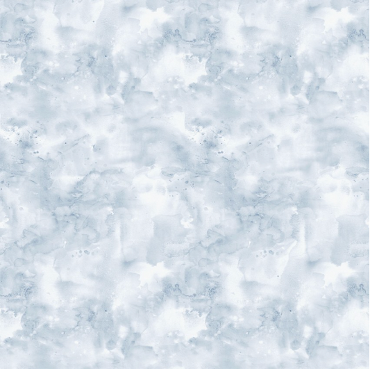 Best Friends Watercolor Wash Light Denim Yardage