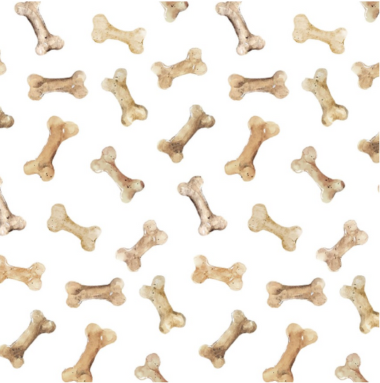 Best Friends Bones White Yardage