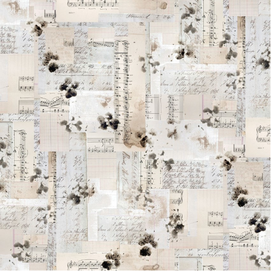 Best Friends Paw Prints Light Taupe Yardage