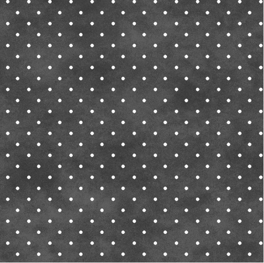 Playtime Flannel Tiny Dot Black Yardage
