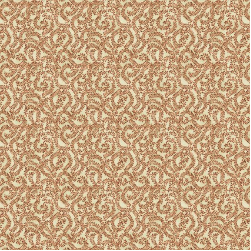 Rhapsody Vines Orange Yardage