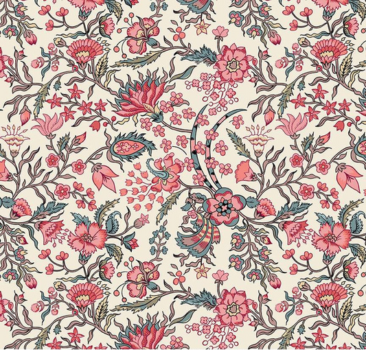 Jane Austen at Home Elizabeth Cream Yardage