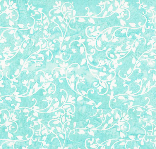 Expressions Batiks Elementals Candy Coated Adriatic Mist Yardage