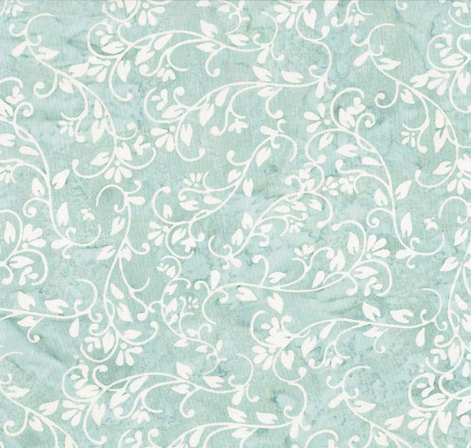 Expressions Batiks Elementals Candy Coated Coated Sage Yardage