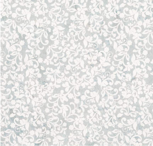 Expressions Batiks Elementals Candy Coated Fog Gray 2 Yardage