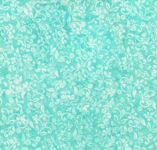 Expressions Batiks Elementals Candy Coated Adriatic Mist 2 Yardage
